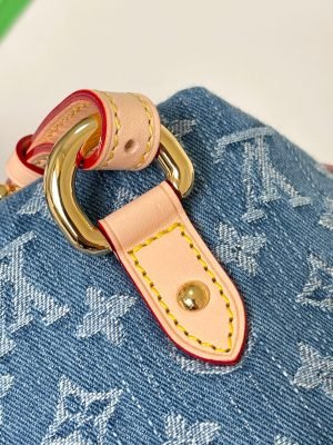 Denim Backpack (24x26x7 cm ) - 图片 9