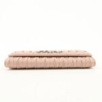 MIU MIU Matelasse Nappa Crystal Leather Hook Long Wallet 5MH109 Used - 图片 5