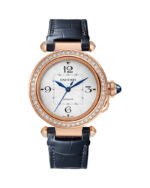 PASHA DE CARTIER, 35 MM, AUTOMATIC MOVEMENT, ROSE GOLD, DIAMONDS, INTERCHANGEABLE METAL AND LEATHER STRAPS - 图片 2