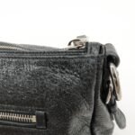 PRADA Logo Leather Chain Shoulder Bag Hand Bag Black BR4370 Used - 图片 14