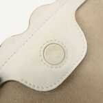 MIU MIU Leather Flower Tote Bag Hand Bag White 5BG054 Used - 图片 23