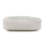 MIU MIU Leather Glitter Pouch Cosmetic Pouch Silver 5ND001 Used - 图片 5