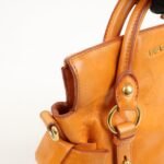 MIU MIU Leather 2Way Bag Hand Bag Shoulder Bag Orange RT0438 - 图片 15