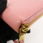 MIU MIU Leather Round Zippy Wallet Long Wallet Pink 5ML506 Used - 图片 15