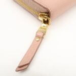 MIU MIU Leather Zip Around Wallet Zippy Wallet Long Wallet Pink 5ML506 Used - 图片 15