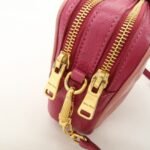 MIU MIU Leather Shoulder Bag Crossbody Bag Pink Used - 图片 17