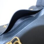 PRADA Triangle Logo Leather 6 Rings Key Case Black 1PG222 - 图片 22