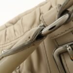 PRADA Logo Leather Gathered 2Way Hand Bag Beige BN1336 - 图片 11