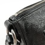PRADA Logo Leather Chain Shoulder Bag Hand Bag Black BR4370 Used - 图片 15