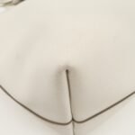 MIU MIU Leather Flower Tote Bag Hand Bag White 5BG054 Used - 图片 13