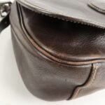 PRADA Logo Leather Shoulder Bag Crossbody Bag Brown - 图片 11