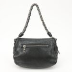 PRADA Logo Leather Chain Shoulder Bag Hand Bag Black BR4370 Used - 图片 2