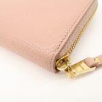 MIU MIU Leather Zip Around Wallet Zippy Wallet Long Wallet Pink 5ML506 Used - 图片 9