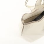 MIU MIU Leather Flower Tote Bag Hand Bag White 5BG054 Used - 图片 16