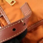 PRADA Logo Nylon Leather Shoulder Bag Crossbody Bag Orange BT0692 Used - 图片 14