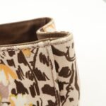 MIU MIU Leather Canvas 2Way Hand Bag Tote Bag Brown Pink 5BA085 Used - 图片 15
