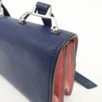 MIU MIU Madras Leather Shoulder Bag Crossbody Bag 5BH087 Used - 图片 14