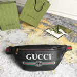 GG PRINT LEATHER BUMBAG - 图片 2
