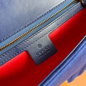 GG Velvet Small Marmont shoulder bag - 图片 8