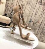YSL logo heels and square toes - 图片 7
