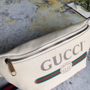 GG PRINT LEATHER BUMBAG - 图片 7