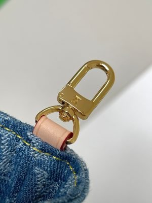 Denim Backpack (24x26x7 cm ) - 图片 7