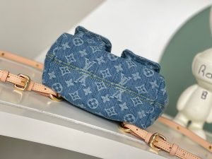 Denim Backpack (24x26x7 cm ) - 图片 4
