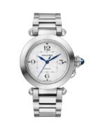 PASHA DE CARTIER ,35 MM, STEEL, INTERCHANGEABLE METAL AND LEATHER STRAPS - 图片 2