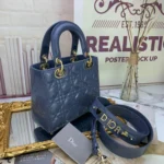 Lady Collection Cowboy Orchid lacquered leather handbag - 图片 2