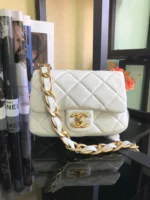 Chane Model: 2930# One shoulder can be worn crossbody Size: 18X6X14cm - 图片 2