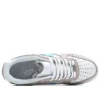 Nike Air Force 1 Grey Blue Low Top - 图片 3