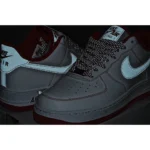 Nike Air Force 1 07 White Red Low Top 3M Reflective - 图片 2