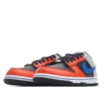 NBA x Nike Dunk Low EMB “Knicks” Black Blue Orange - 图片 4