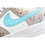 Nike Air Force 1 Grey Blue Low Top - 图片 5