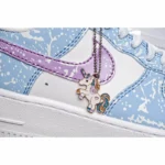 Nike  Air Force1 Low White blue - 图片 5