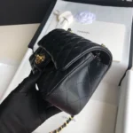 Black Lambskin Gold Buckle - 图片 4