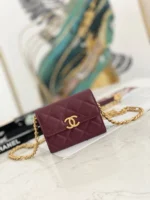 Chane Ball Leather Bag Size: 12 9 2.5cm Id: 81156 02843
