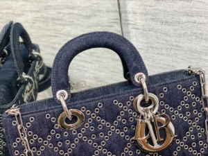 joy series denim riveted size:26*6*14cm - 图片 4