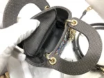 Lady Dior mini Size: 12 x 10.2 x 5 cm - 图片 5