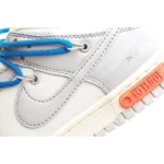 Nike 0ff-White x Nike Dunk Low "02 of 50" OW White Grey - 图片 6