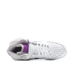 Nike Air Force 1 High '07 White and Purple High Top - 图片 5