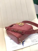 ABCDior Calf Lacquered Rattan Tote Size 20 x 16.5 x 8cm - 图片 6