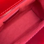 Lady Collection Cherry red lacquered leather handbag - 图片 5