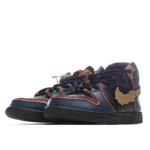 Gundam x Nike Dunk High Banshee Black & Blue - 图片 7