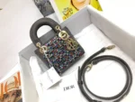 Lady Dior mini Size: 12 x 10.2 x 5 cm