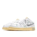 Nike 0ff-White x Nike Dunk Low "01 of 50" OW White Silver - 图片 6