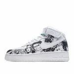 Nike Air Force 1 High 07 Black & White Mid-Top Sneakers