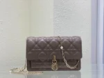 Lady Dior clutch bag Ref: 3105 Size: 19.5 x 12.5 x 5 cm