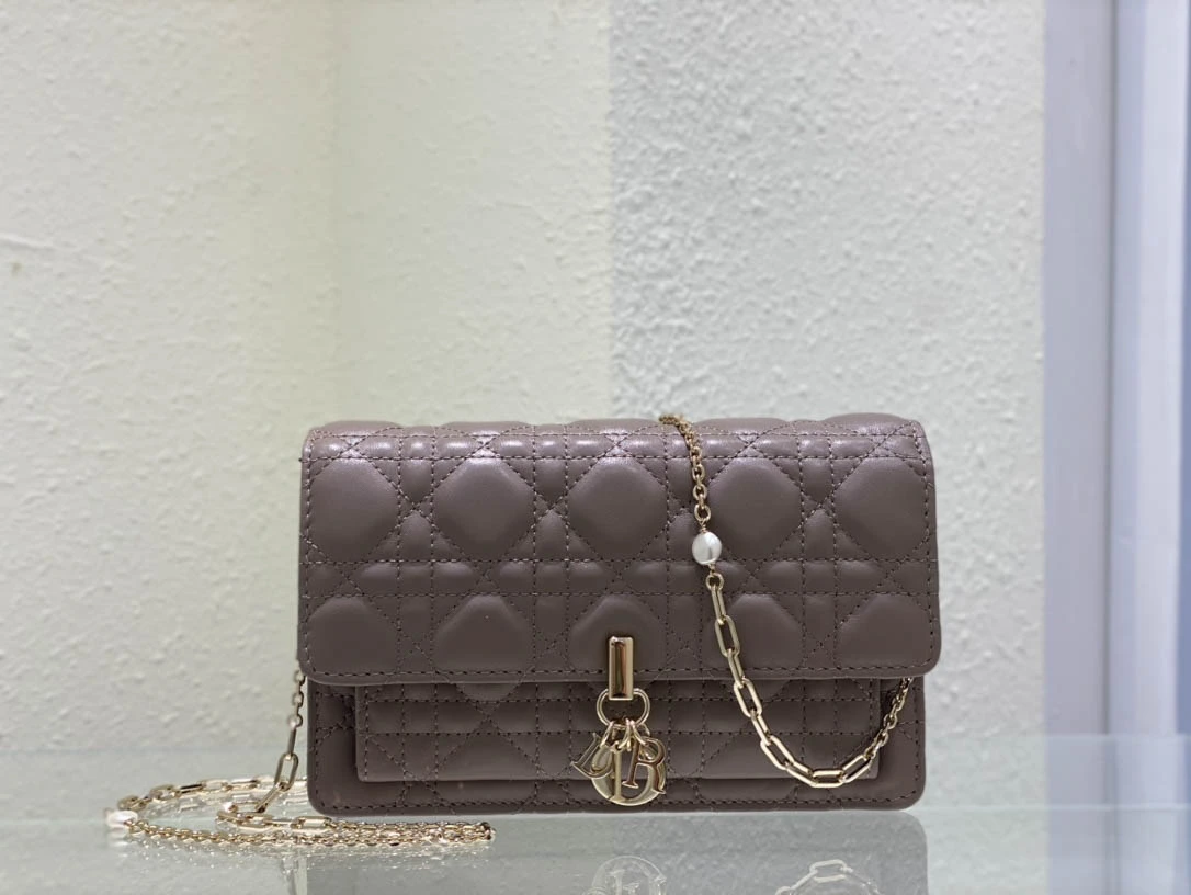 ia59aaff9a11b5cba2e8959c6d1e384a1 Lady Dior clutch bag Ref: 3105 Size: 19.5 x 12.5 x 5 cm - 图片 1
