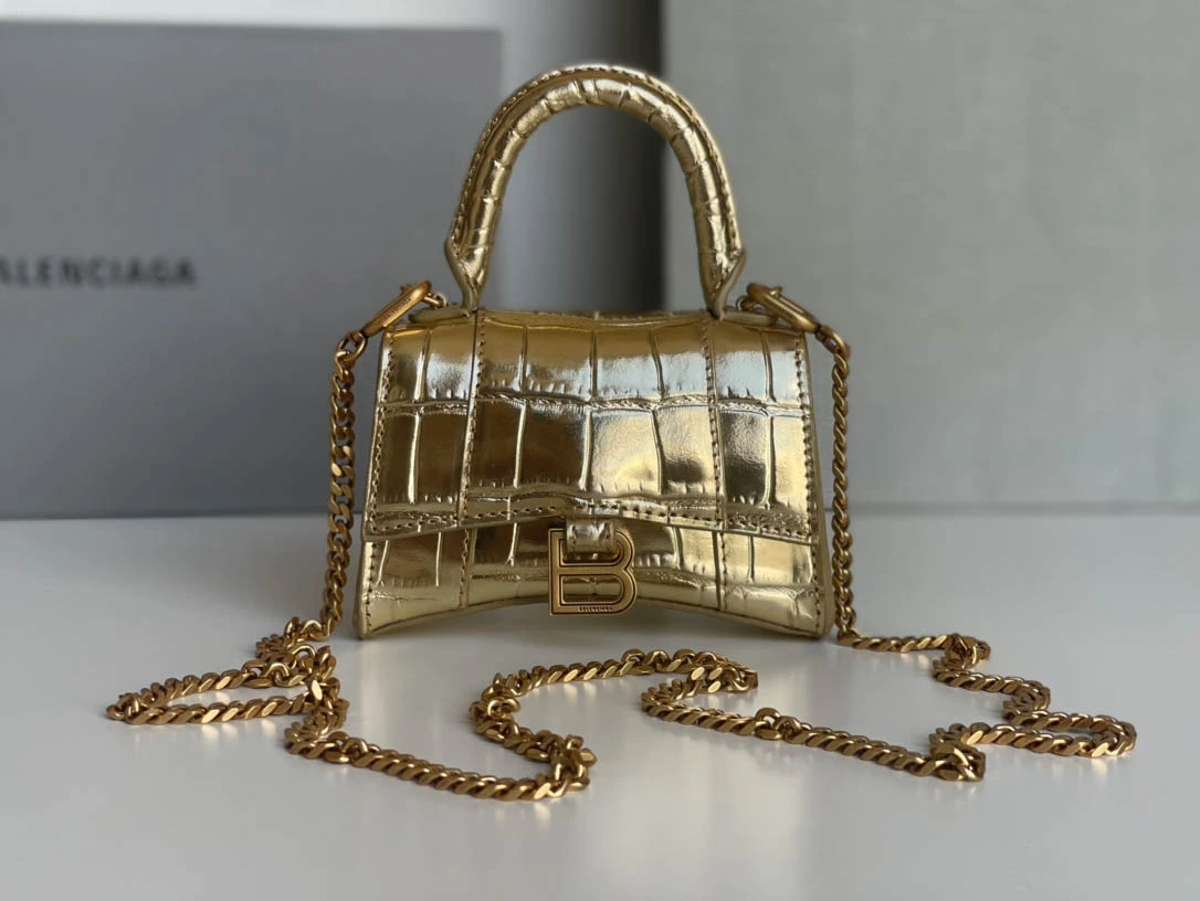 Balenciaga Hourglass Bag Orange Size: 169 Size: 12104.5cm